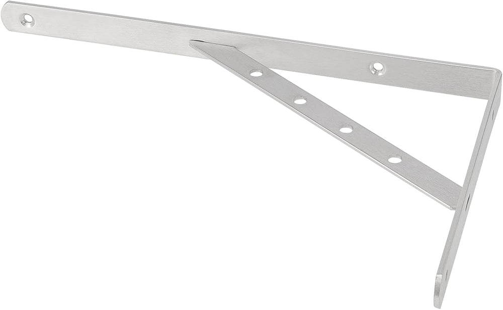 6 Pack 8 x 14 Inch L Shelf Bracket, 440lbs Capacity Stainless Steel Heavy Dut...