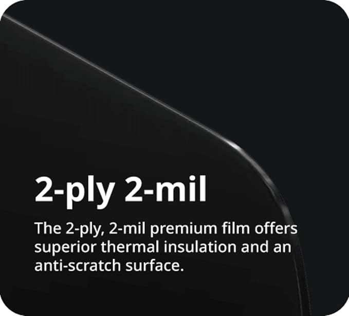Nano Ceramic Window Tint Film for Cars and Building, 2 Ply Scratch Resistant