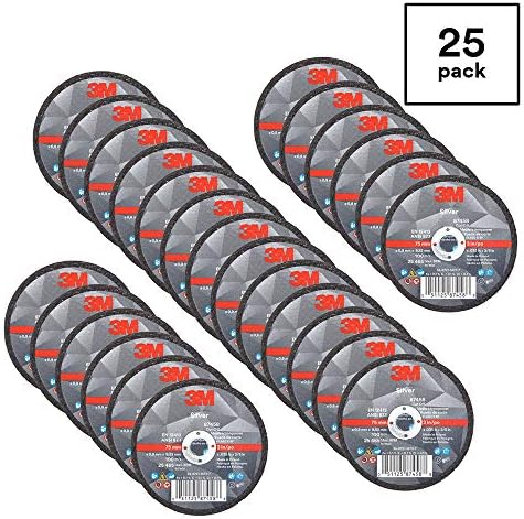 3M Silver Cut-Off Wheel, 87458, 60+, T1, 3 in x 0.035 in x 3/8 in
