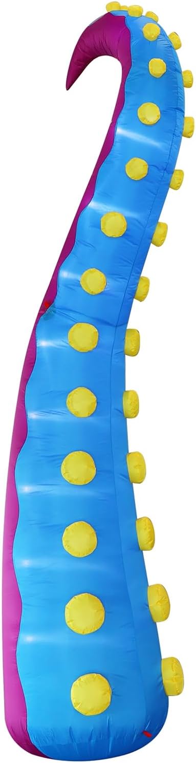 Juegoal 1 PCS Halloween Decorations 11.5FT Tall Inflatable Lighted Giant Octo...