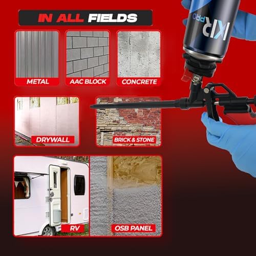 Professional Expanding Foam Spray Gun, 9 Insulation Guns + 81 Extenders
