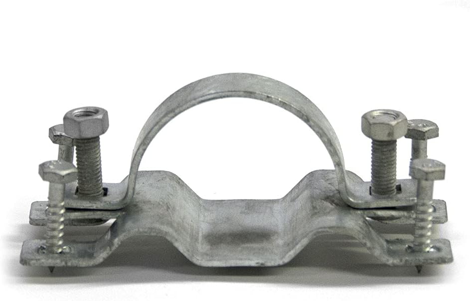 OZCO WAP-OZ Galvanized Steel-to-Wood Fence Bracket for 2x4 Rails, 12 Pk