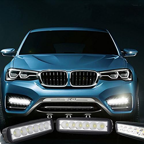 Willpower 10 Pieces 6 inch 18W LED Work Light Bar Spot Beam Driving Lights fo...
