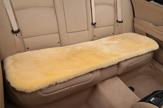 Fluffy Genuine Australia Sheepskin Car Seat Cover