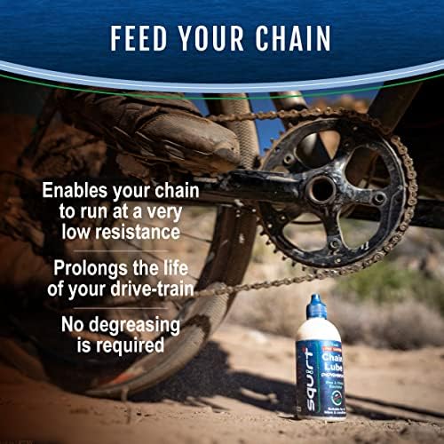 Squirt Chain Lube for Bikes 500 ml – Long-Lasting Lubricant for All Bike Chai...