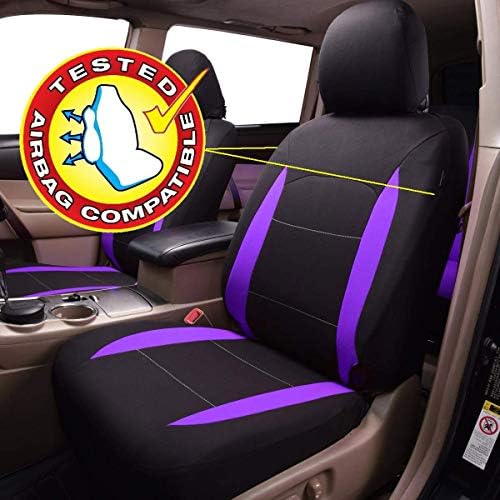 Flying Banner Car Seat Covers Front Seats Rear Bench Polyester car seat Prote...