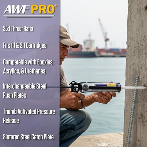 AWF PRO Dual Cartridge Epoxy Gun