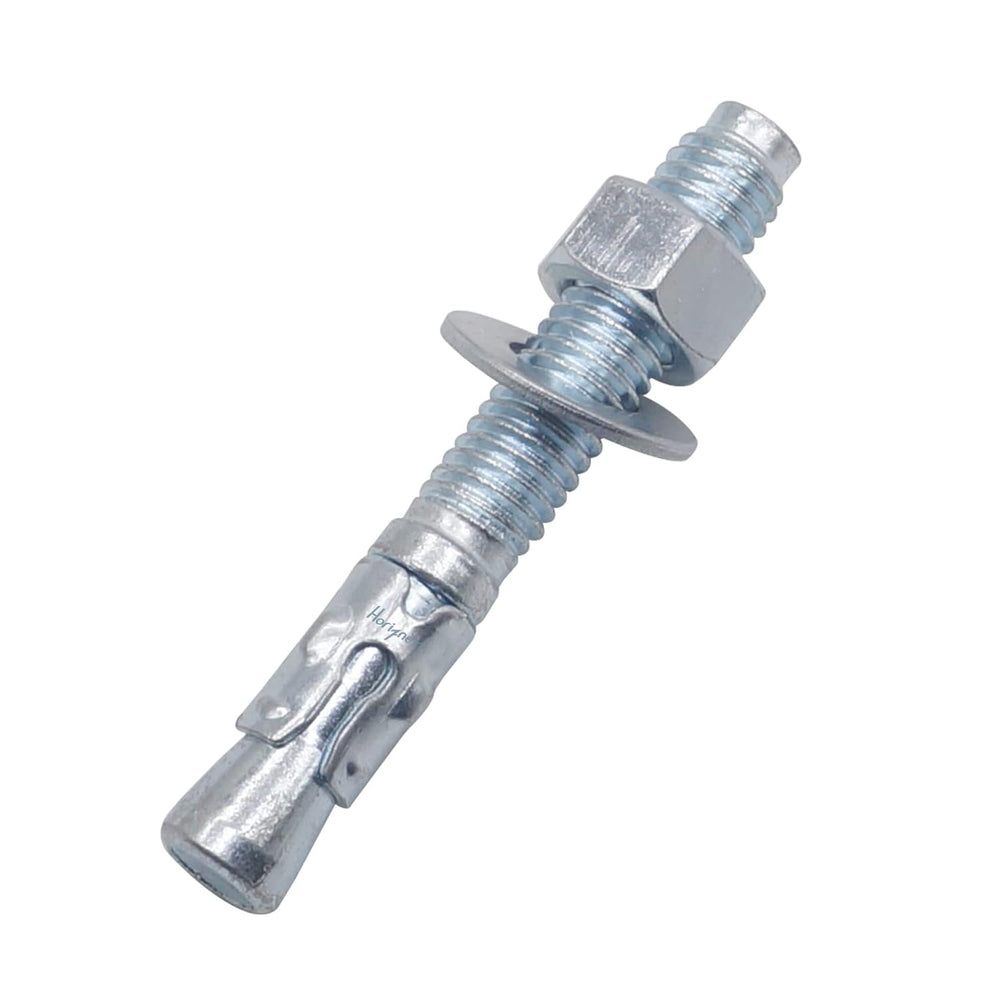 1/2 Concrete Anchors, Wedge Anchor Bolts, 3" L,30 Pcs