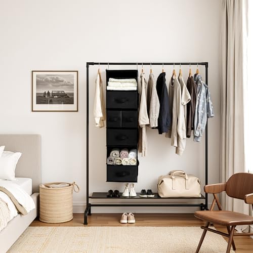 GRANNY SAYS Hanging Closet Organizer, 5 Drawers, 6 Shelves, 6 Pockets