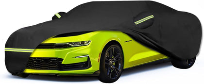 Waterproof Car Covers Fit for 2010-2023 Chevy Camaro(Black) Custom Heavy Duty Waterproof All Weather Protection Outdoor