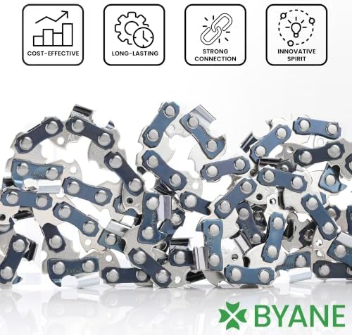 BYANE 18 Inch Chainsaw Chain .325" Pitch .063" Gauge 74 Drive Links