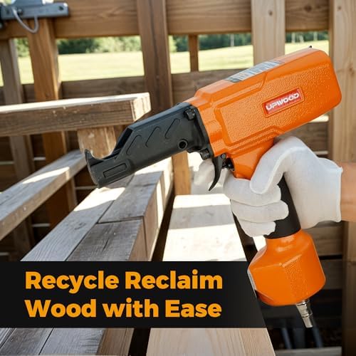 Air Nail Puller Nail Remover Pneumatic Denailer Tool for Recycled Wood Fence ...