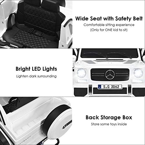 Costzon Ride on Car, Licensed Mercedes-Benz Maybach, 12V Battery Powered