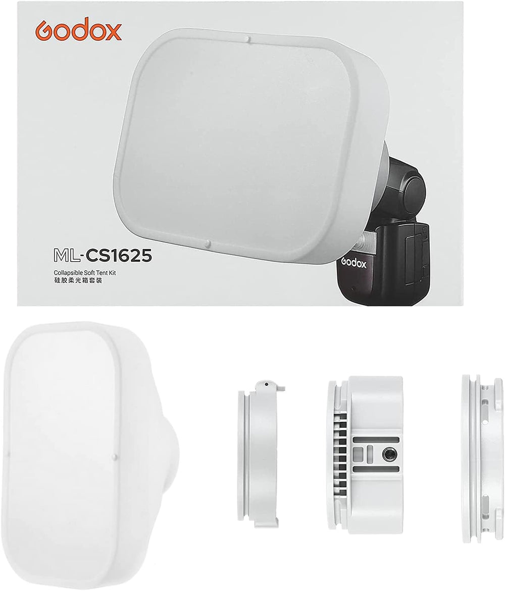 Godox ML-CS1625 Softbox, Diffuser Soft Box Kit Foldable Silicone