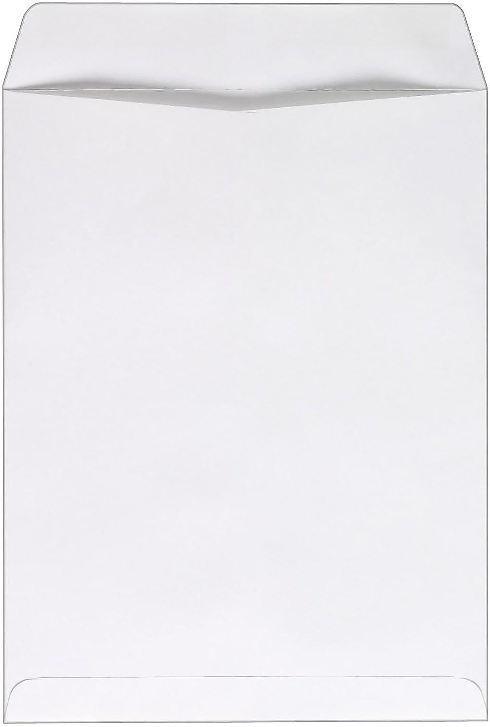 Staples 10x13 Gummed Catalog Envelopes, White Wove, 100/Box