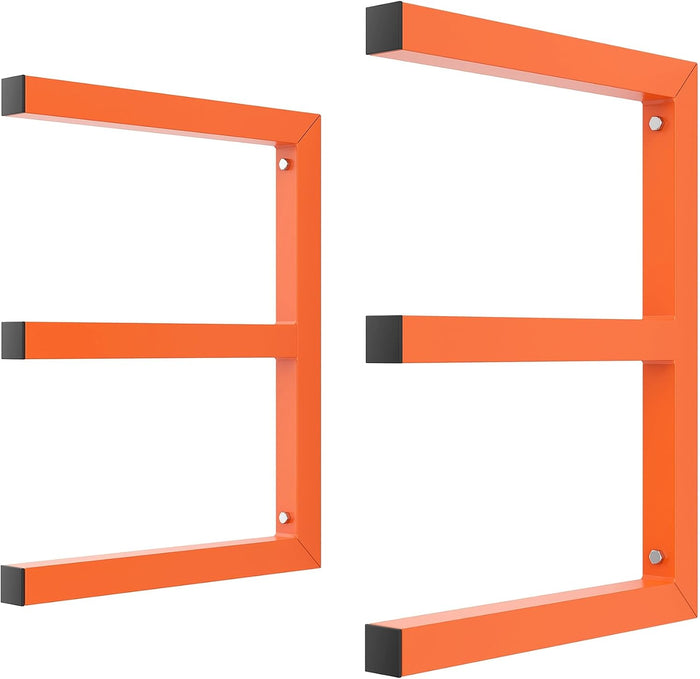 WALMANN Garage Wall Mounted Lumber Storage Rack, Overhead Lumber Racks