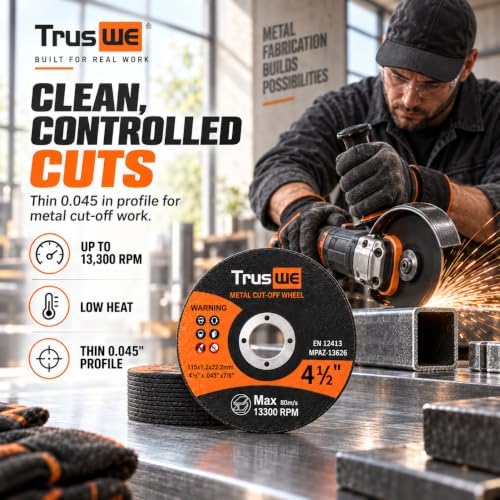105 Pack Cut Off Wheel - 4 1/2 Cut Off Wheel for Metal & Stainless Steel ...
