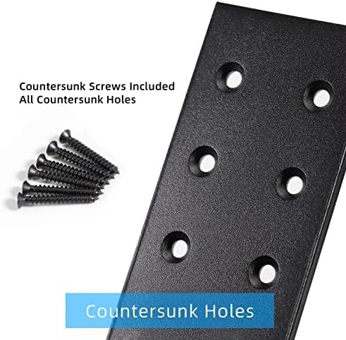 WEKIS 10 Inch Countertop Support Bracket, 3 Pack Solid Iron Heavy Duty Hidden...