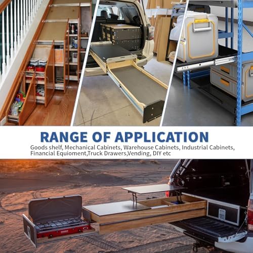 1 Pair 260 Lbs Heavy Duty Drawer Slides 12 14 16 18 20 22 24 26 28 30 32 36 4...