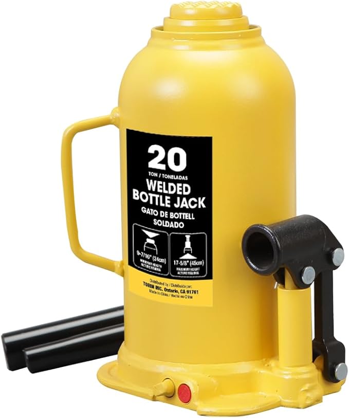 YELLOW JACKET 20 Ton Bottle Jack All Welded Hydraulic Jack