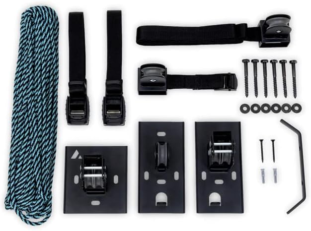 Teal Triangle Ceiling Storage Hoist