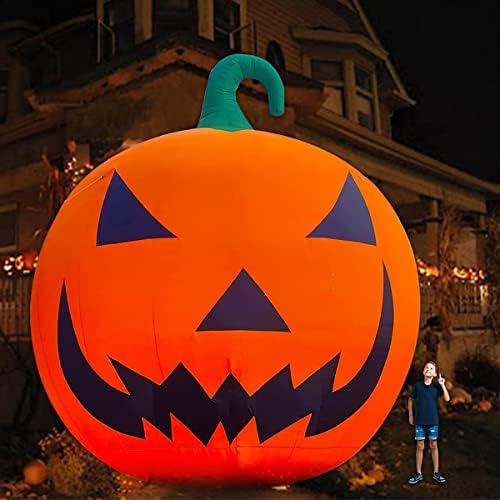 Giant 26Ft Premium Halloween Inflatable Pumpkin Decorations with Blower, Blow...