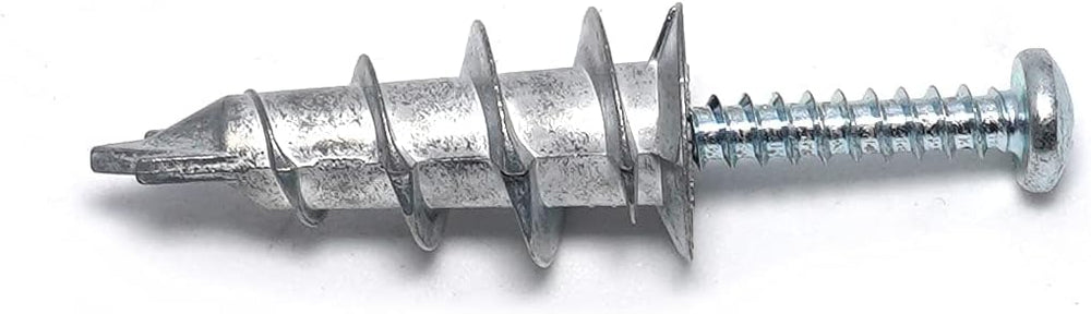 CONFAST Zinc Self-Drilling Metal Drywall Anchors Kit with Screws, 200 Pieces ...