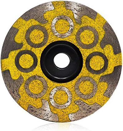 YIJING 4" Diamond Cup Wheel Resin Diamond Grinding Wheel Medium Grit wit...