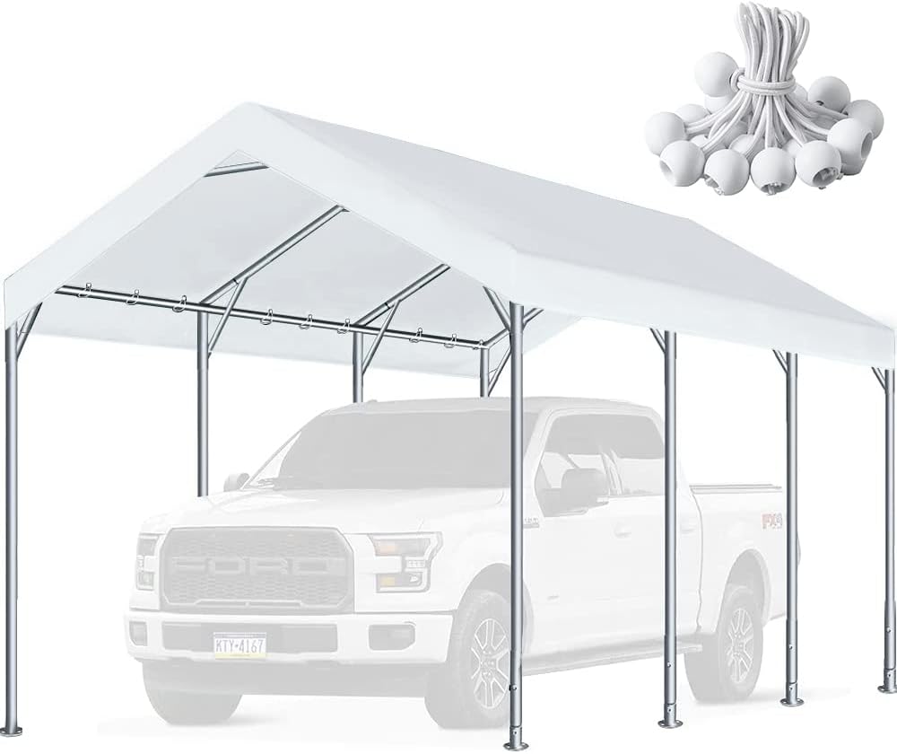 10'x20' Carport Replacement Top Canopy Cover