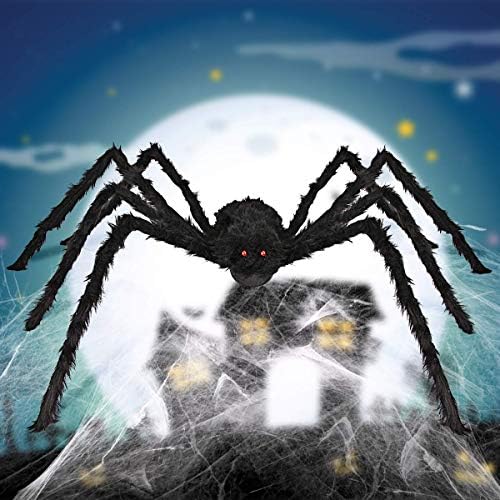 Halloween Decorations Outdoor Large Spiders: 6 Pack Spiders Halloween Decor