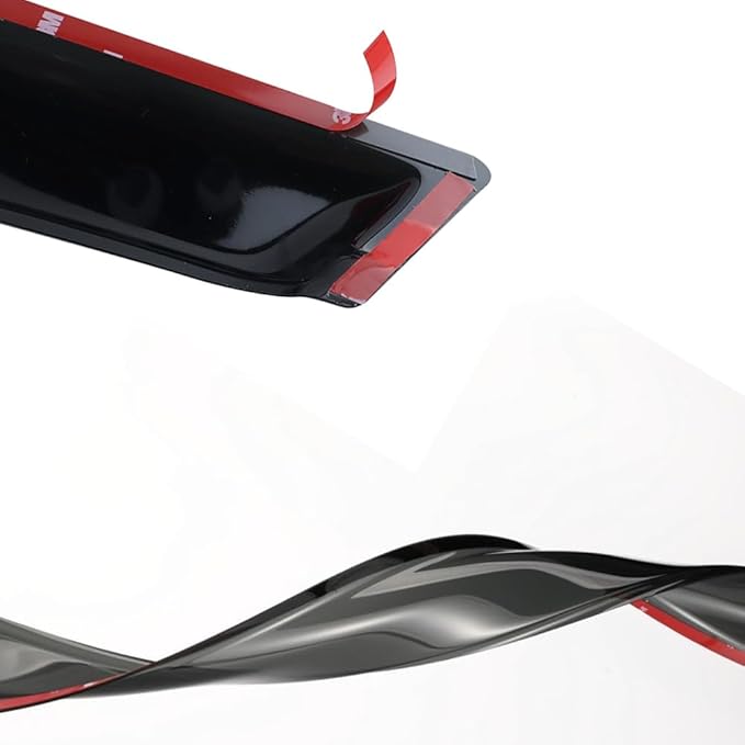 94368 Side Window Visors Wind Vent Deflector, Dark Smoke Window Shade