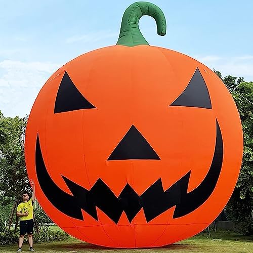 Giant 26Ft Premium Halloween Inflatable Pumpkin Decorations with Blower, Blow...