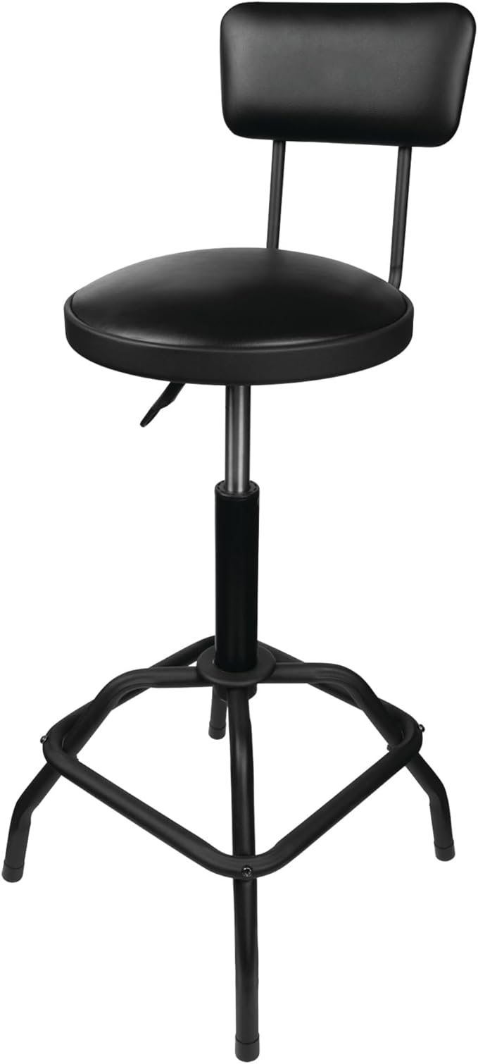 Performance Tool W85016 Pneumatic Stool w/Removable Backrest