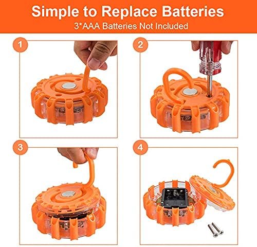 PACETAP Car Roadside Emergency Kit, Essential Auto Safety Road Side Assistanc...