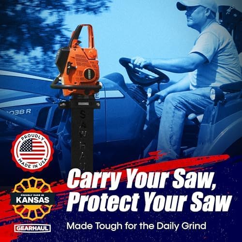SawHaul Universal Tractor Chainsaw Holder