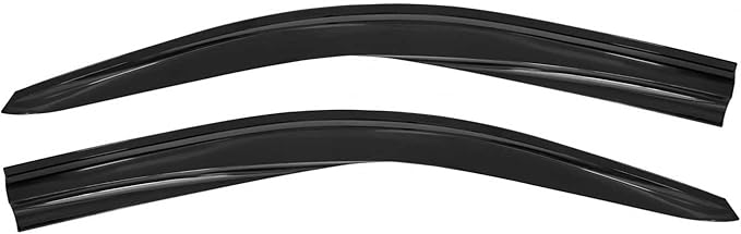 OMAC Window Visor Vent Rain Guard Deflector (2 Pcs)