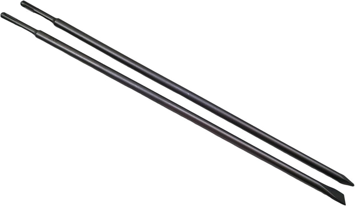 24" SDS Plus Chisel Set, 3/4" Flat & Point Tips