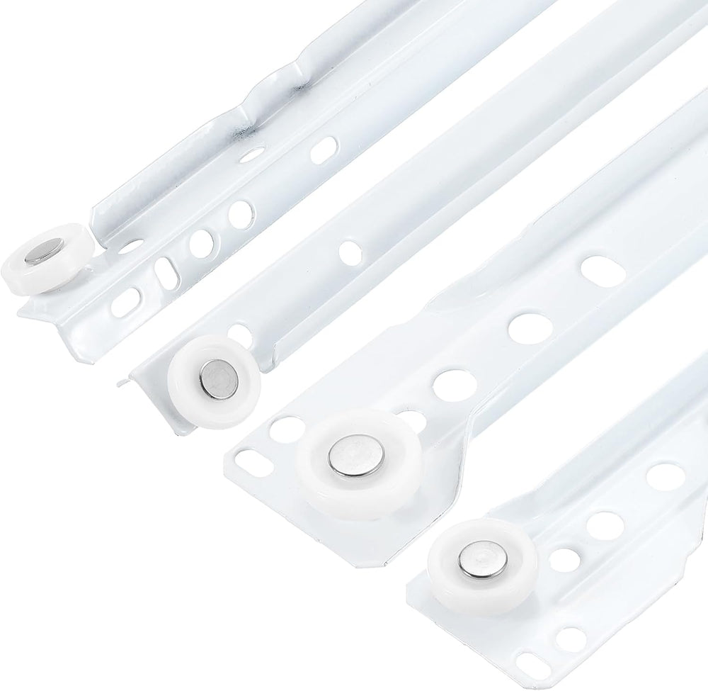 uxcell 1 Pair Drawer Slides, 22 Inch Drawer Slide Heavy Duty Side Bottom Moun...