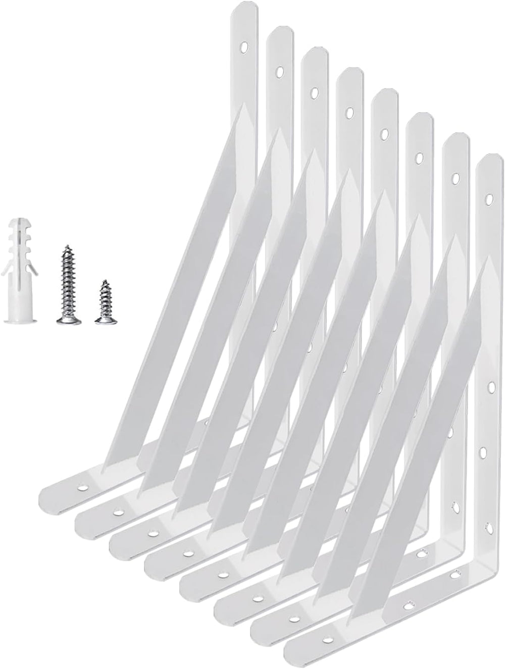 Heavy Duty Shelf Brackets Wall Mount Steel Bracket Wall Brackets for Shelves ...