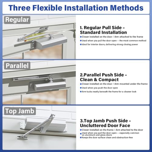 Automatic Door Closer, Hydraulic Soft Close Door Closer