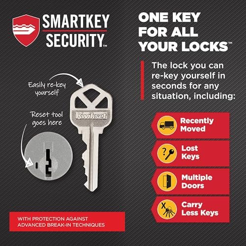 Kwikset Amador Front Door Lock Handle and Deadbolt Set, Entry Handleset Exter...