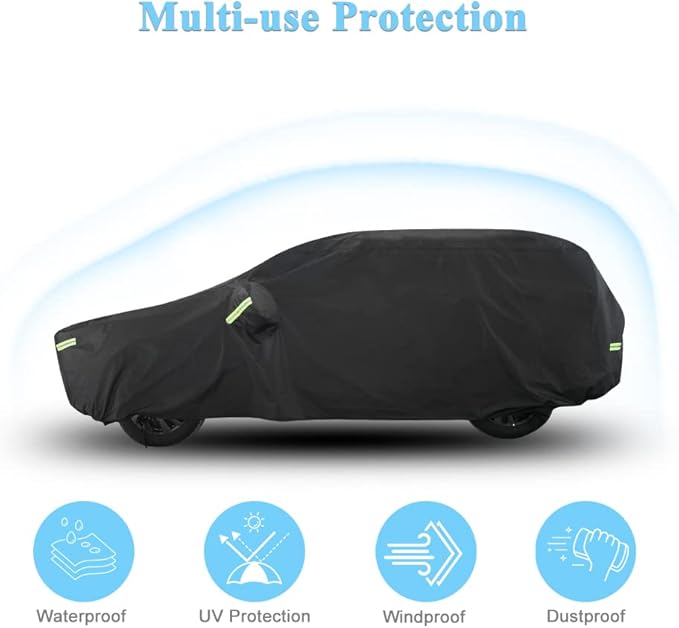 SUV Car Cover for Toyota RAV4, Custom Fit Waterproof All Weather Full Exterior