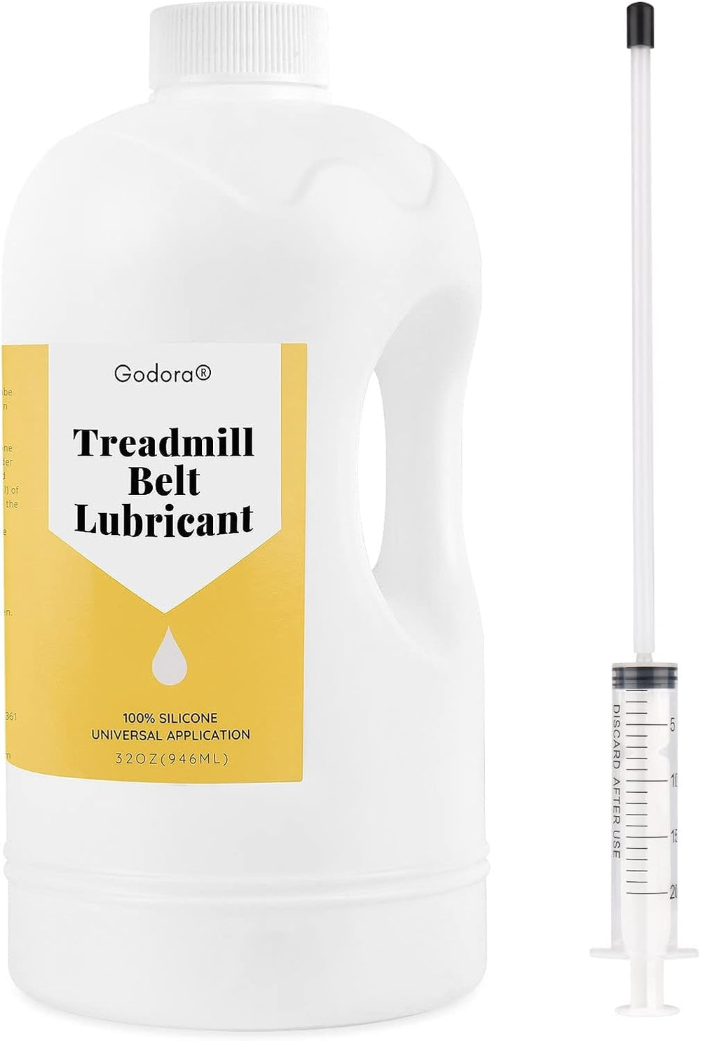 100% Silicone Lube 32oz for Treadmill Belt Lubrication, Easy Apply