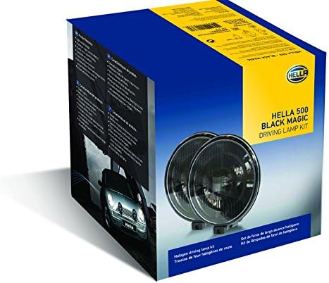 Hella Black Magic 500 Halogen Series Driving Lamp Kit - Performance High Beam...