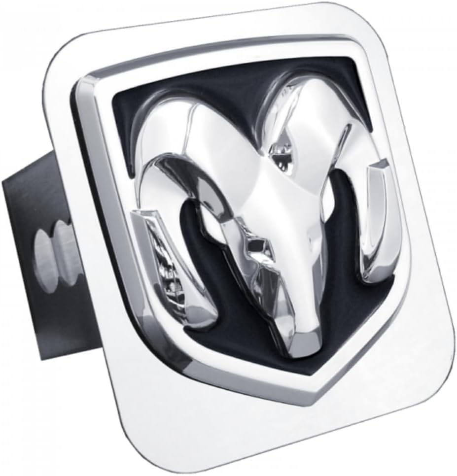 Au-Tomotive Gold Inc. Officially Licensed OEM Chrome Logo Trailer Hitch Plug ...