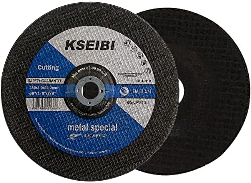 KSEIBI 645110 Grinding Wheels 10-Pack, Aluminum Oxide Discs for Metal & S...