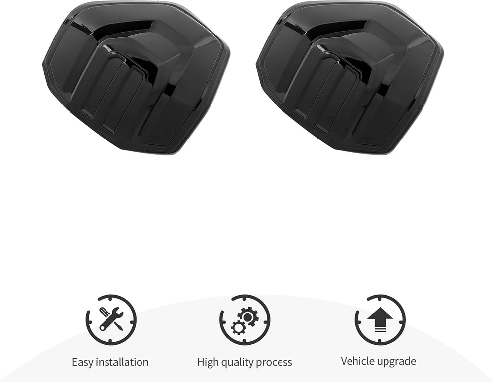 CheroCar Smoked Black Tail Light Cover Guard Trim Replacement TailLight Cover...