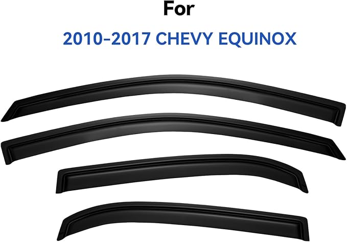 Window Visors Rain Guards for 2010 2011 2012 2013 2014 2015 2016 2017 Chevy
