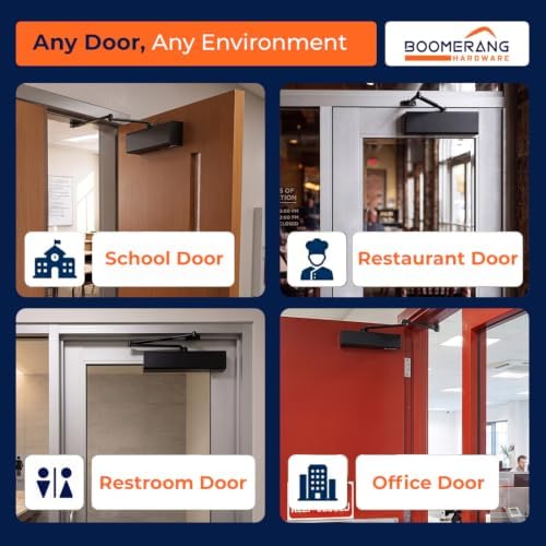 Boomerang D8016 Heavy-Duty Designer Auto Commercial Door Closer