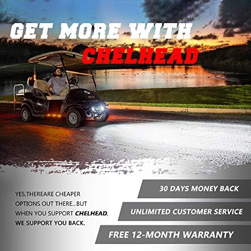 Chelhead 3.5 Inch Round LED Fog Lights - Motorcycle Auxiliary Lights Compatib...